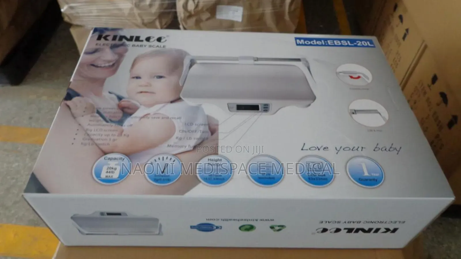 Kinlee Digital Baby Scsle With Height Metre-Upto 20kgs