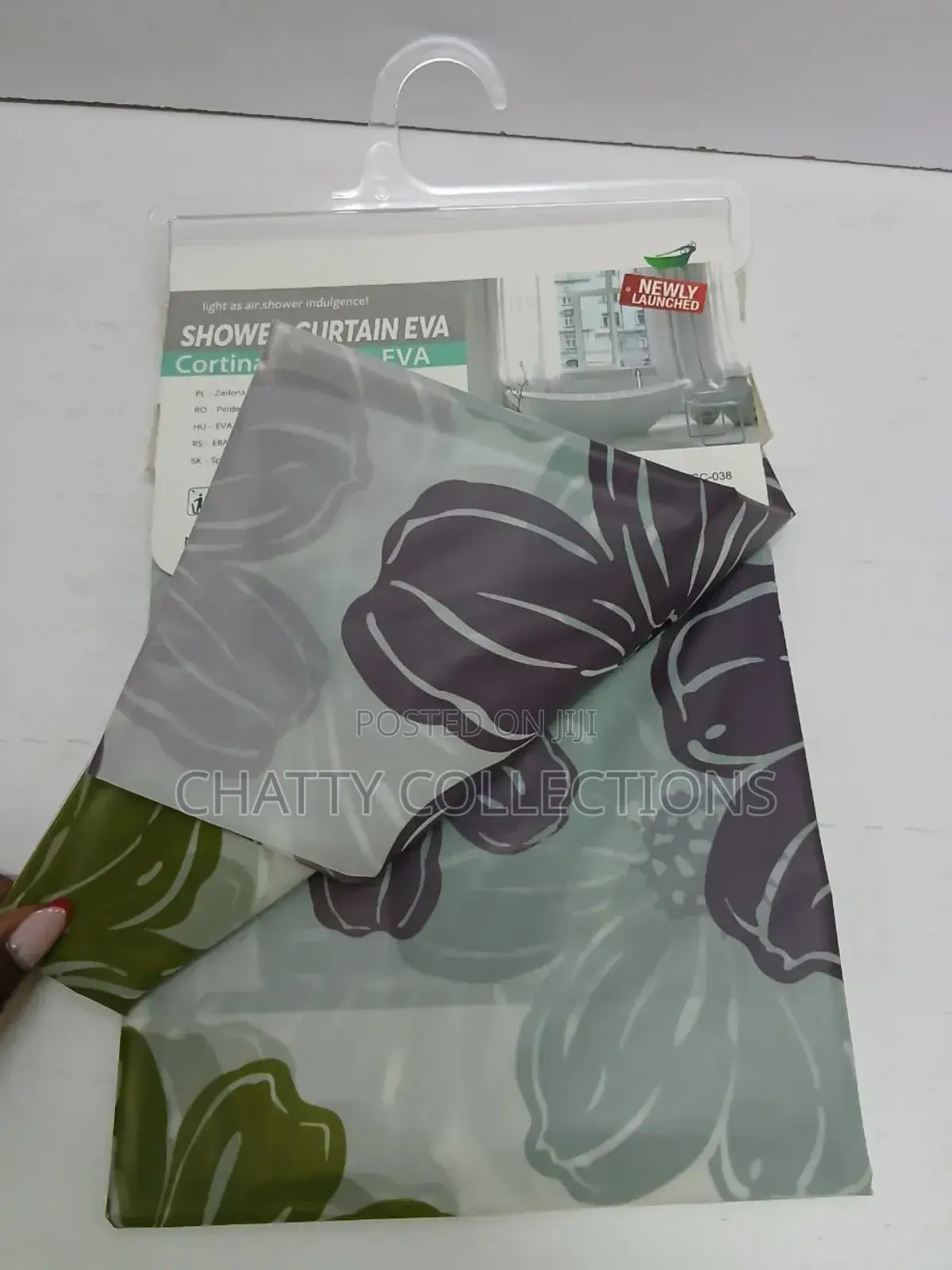 1.8 MTRS by 1.8 MTRS Waterproof Fabric Printed Shower Curtains