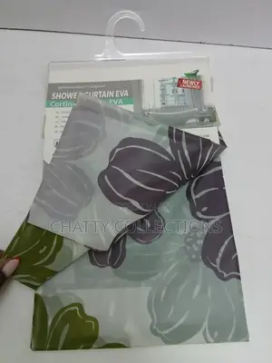 1.8 MTRS by 1.8 MTRS Waterproof Fabric Printed Shower Curtains