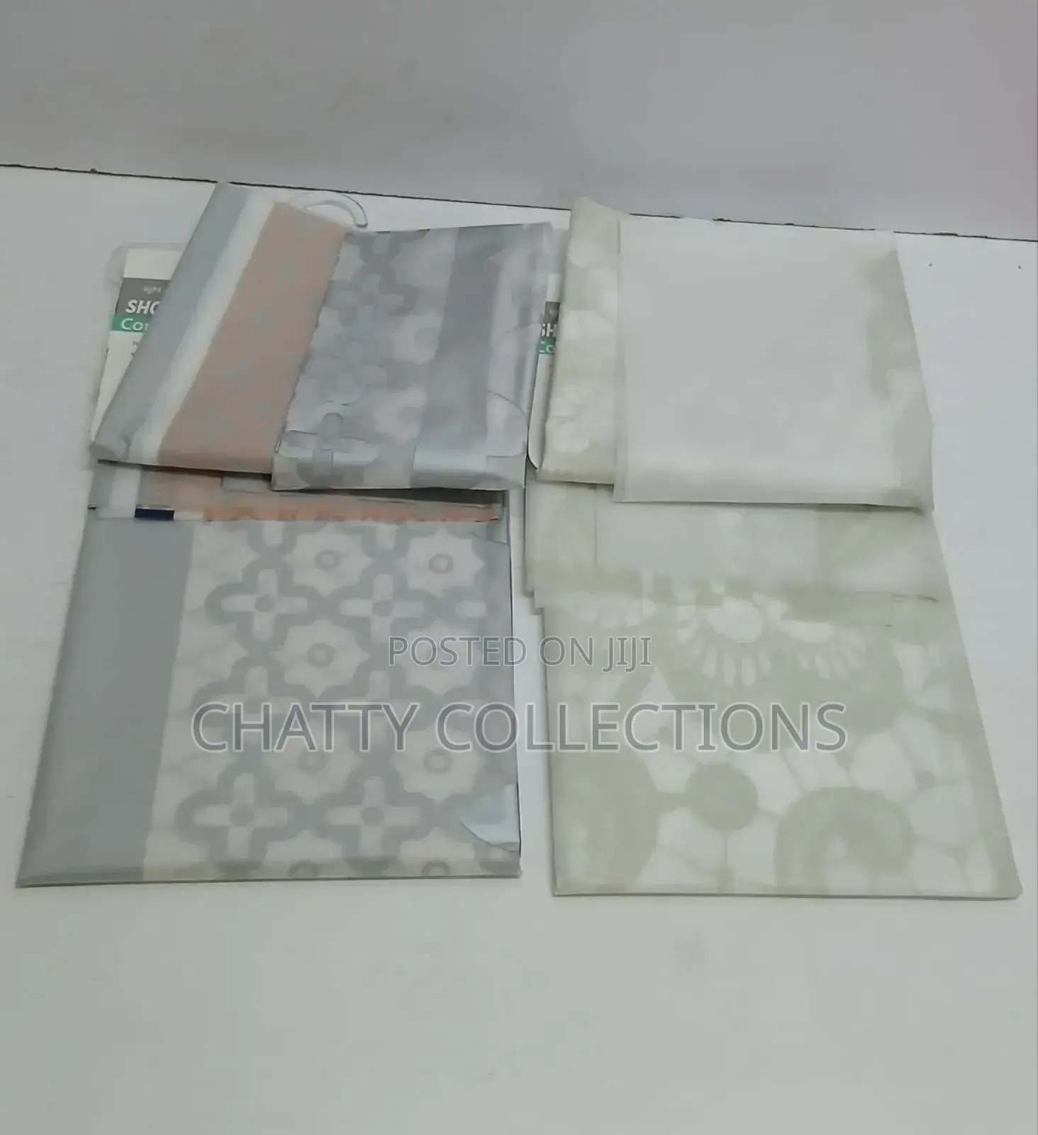 1.8 MTRS by 1.8 MTRS Waterproof Fabric Printed Shower Curtains