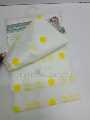 1.8 MTRS by 1.8 MTRS Waterproof Fabric Printed Shower Curtains