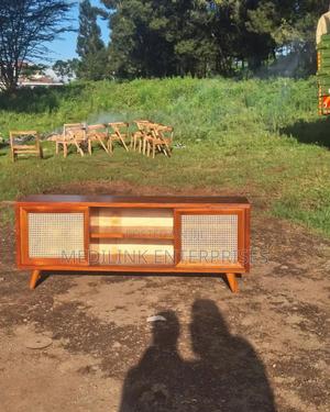 Rattan Wooden Tv Stand Mango Made