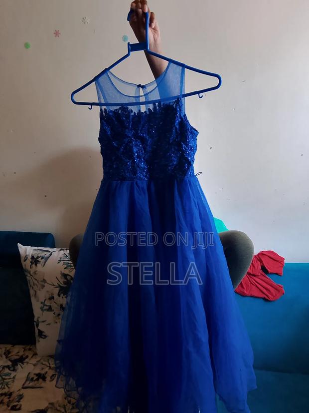 Princess Dress ,Mesh,Blue With Sparkle - main view