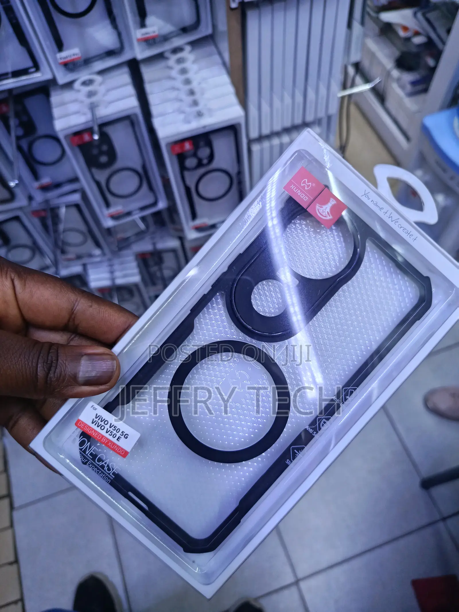 Xundd Branded Shockproof Clear Case for the Vivo V50 5g and Vivo V50e