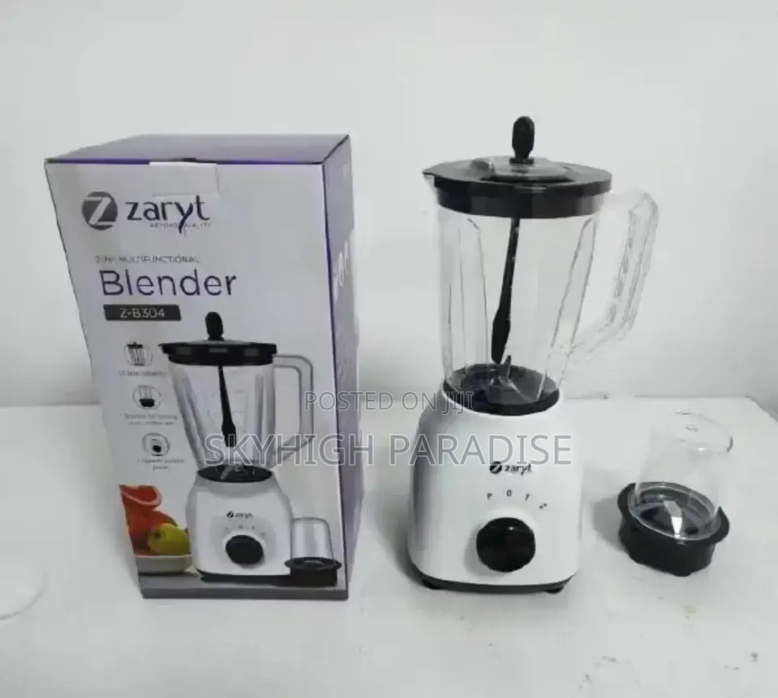 Zaryt 2 in 1 Blender
1.5 LTRS Capacity 
Grinder for Milling