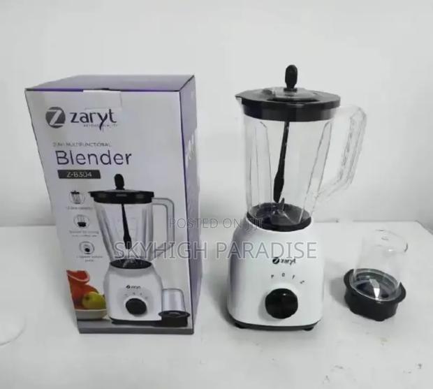 Zaryt 2 in 1 Blender
1.5 LTRS Capacity 
Grinder for Milling