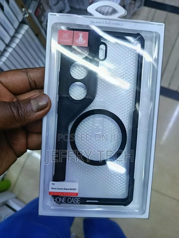 Tecno Camon 40 4g Xundd Protective Airbag Bumper Transparent Back Side
