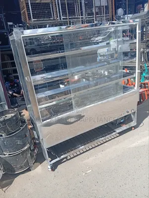 Stainless Steel Refrigerator Cake Display.