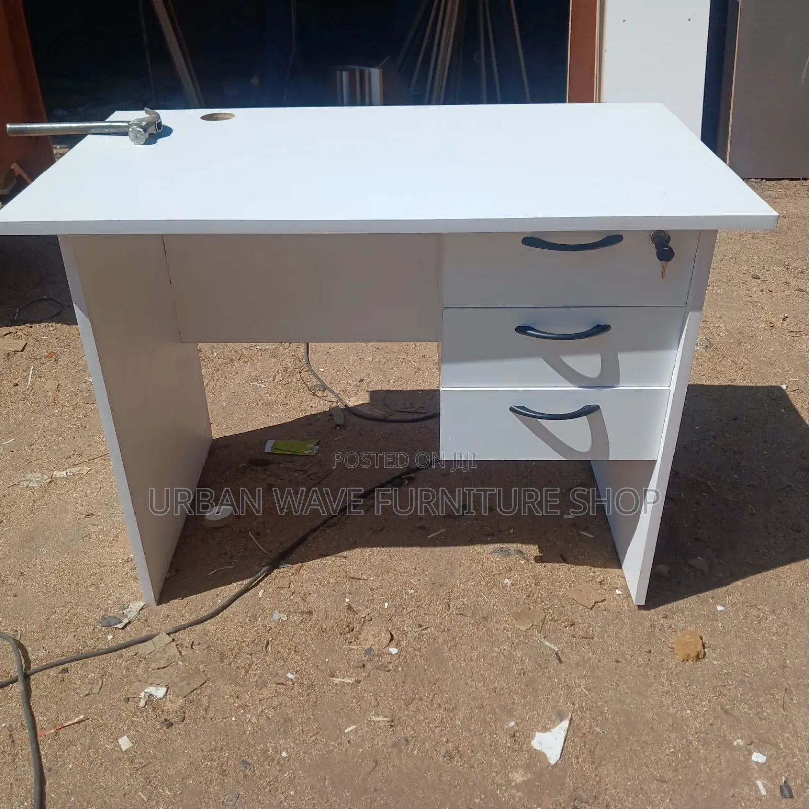 White  1.2mtrs Desk