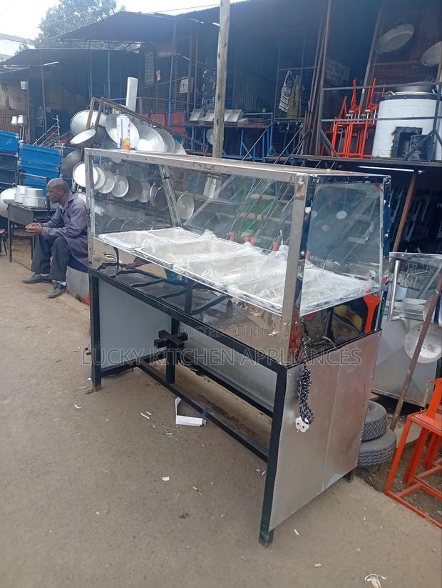 Stainless Steel Food Display Bain Marine.