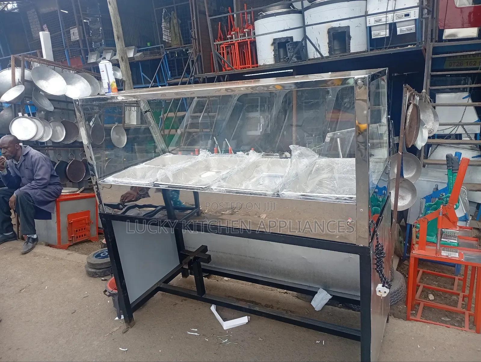 Stainless Steel Food Display Bain Marine.