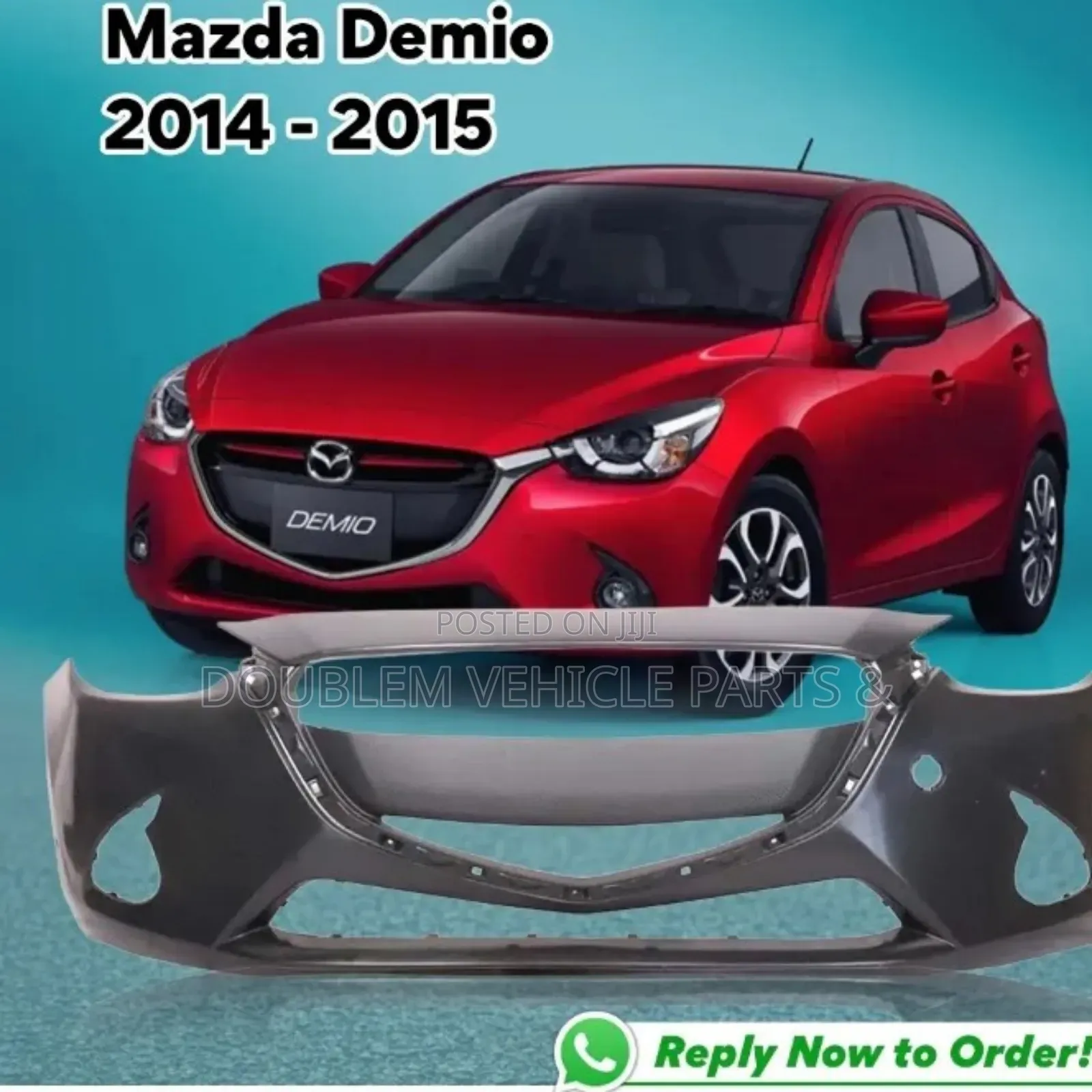 Front Bumper Mazda Demio 2012,2013,2014,2015 2016 Onwards Durable