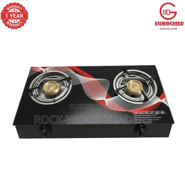 Eurochef Glass Top 2 Burner Cooker
