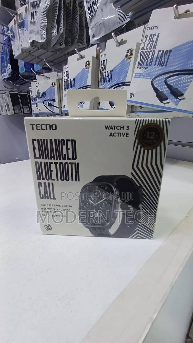 Tecno Watch 3 Active Ip68 Waterproof Smartwatch - main view
