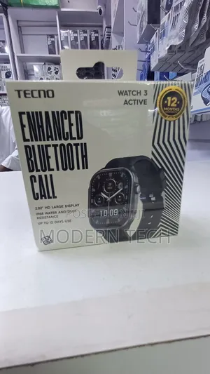 Tecno Watch 3 Active 2.02” Hd Display Watch