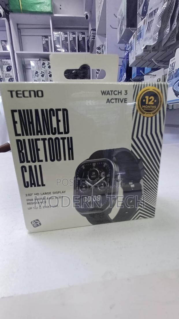 Tecno Watch 3 Active Fitness Smartwatch