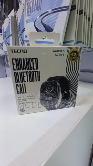 Tecno Watch 3 Active Fitness Smartwatch