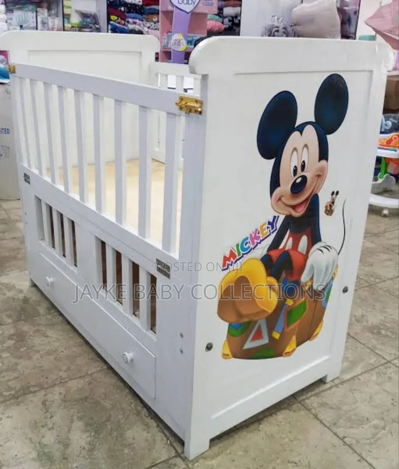 Convertible Baby Cot With Storage – Safe Sleep Easy Access