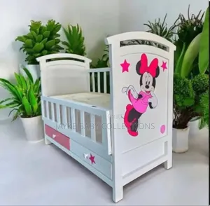 Convertible Baby Cot With Storage – Safe Sleep Easy Access