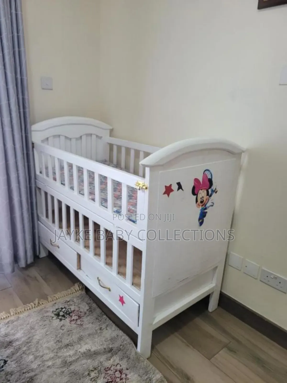 Convertible Baby Cot With Storage – Safe Sleep Easy Access