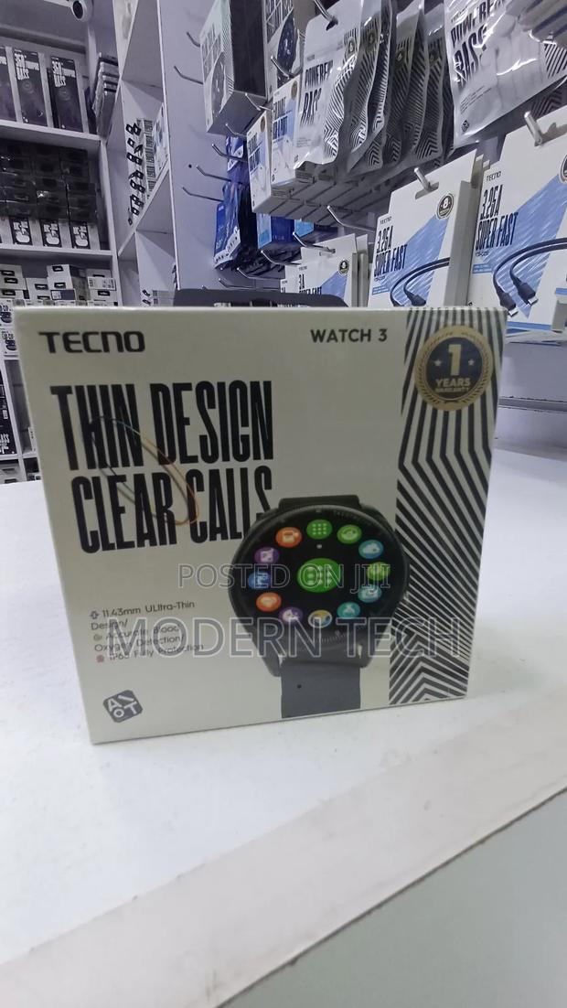 Tecno Watch 3 Round Smartwatch 1.39′′ Display Ip68 - thumbnail 2