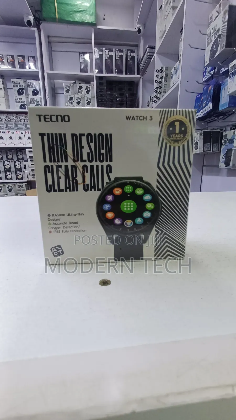 Tecno TSP-W03 Fitness Smartwatch With 110+ Sports Modes