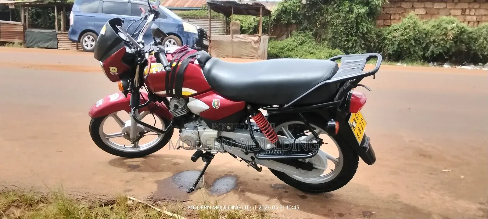 TVS HLX Plus ES 2023 Red