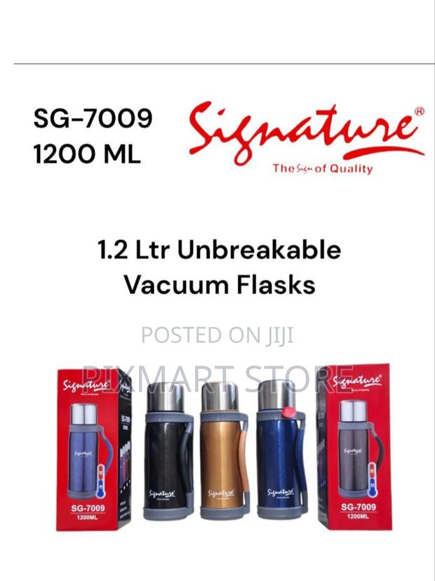 Signature 1.2l Vacuum Flask – Hot Cold Retention