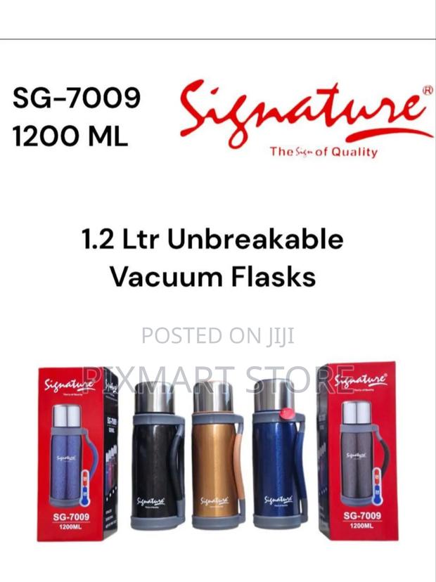 Signature 1.2l Thermal Flask – Durable Insulated Bottle