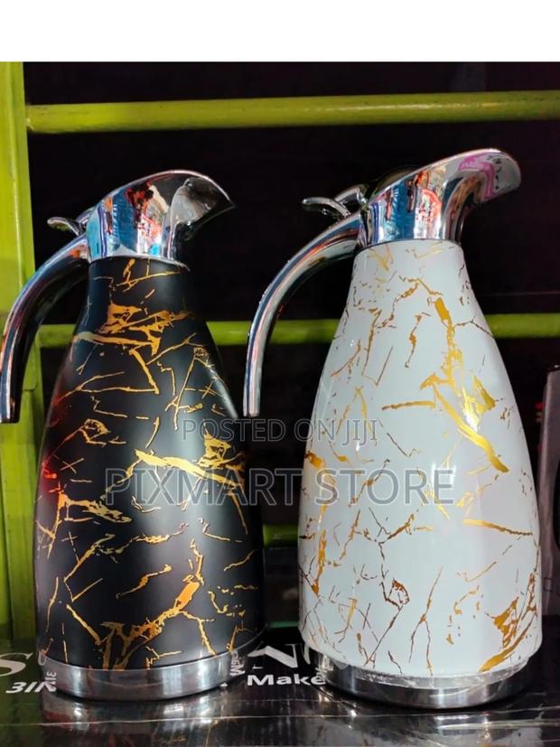 2l Stylish Marble Flask – Durable Thermal Hot Cold