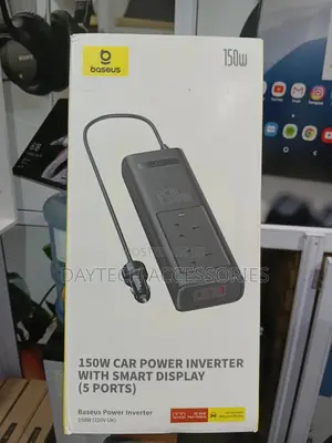 This Is a Baseus 150w Car Power Inverter With Smart Display.