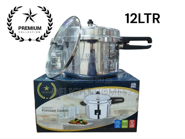 12ltr Aluminium Pressure Cooker With Glass Lid_jin