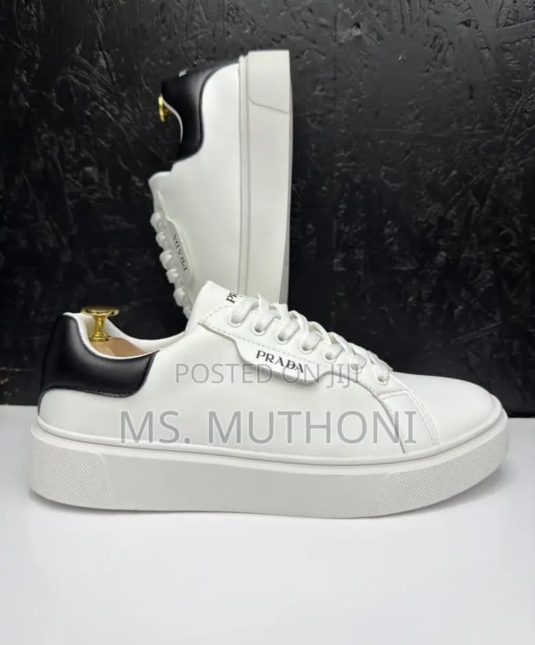 Prada Downtown Leather Sneakers Size 40-45