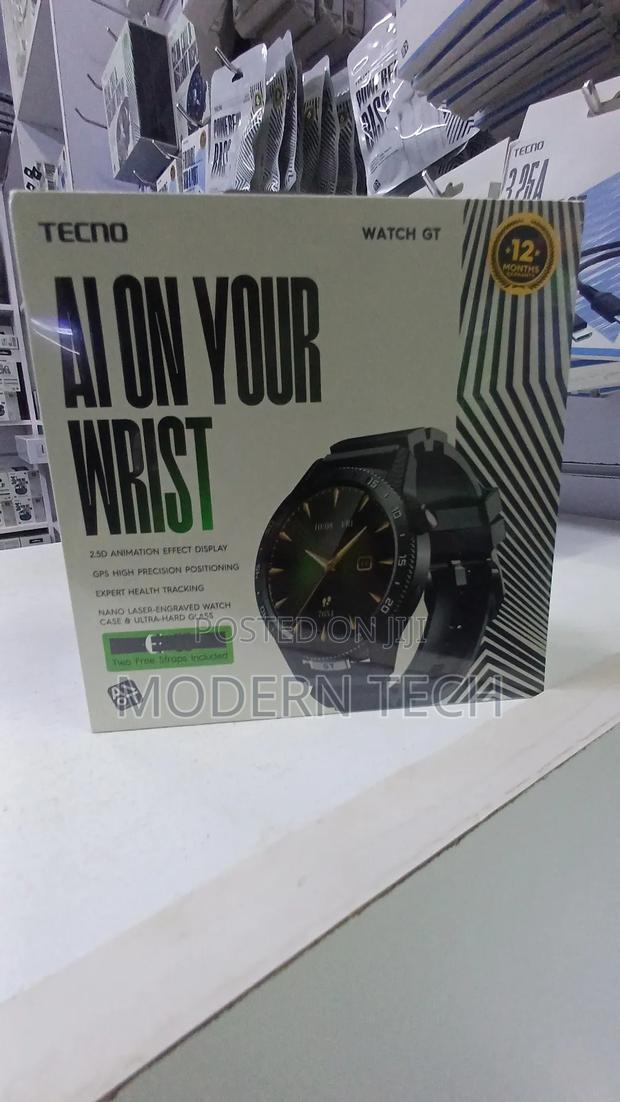 Brand New Tecno Watch Gt | Long Battery + Smart Fitness Tracker