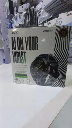 Brand New Tecno Watch Gt | Long Battery + Smart Fitness Tracker