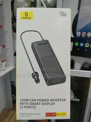 Baseus 150w Car Power Inverter 12v Dc to 200v-240v Ac Car Adapter Plug