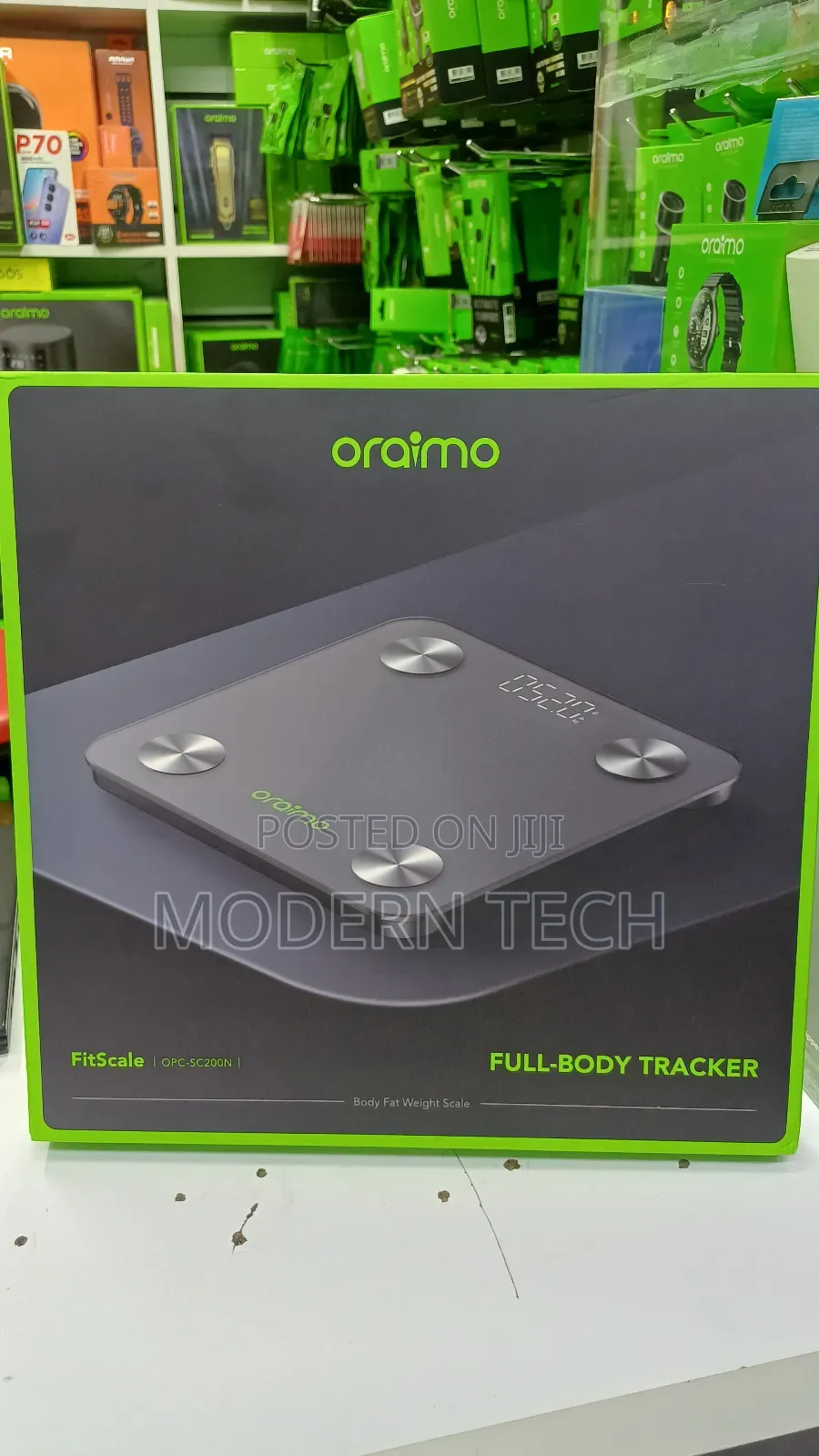 Oraimo Smart Weighing Scale – Body Fat, Bmi More