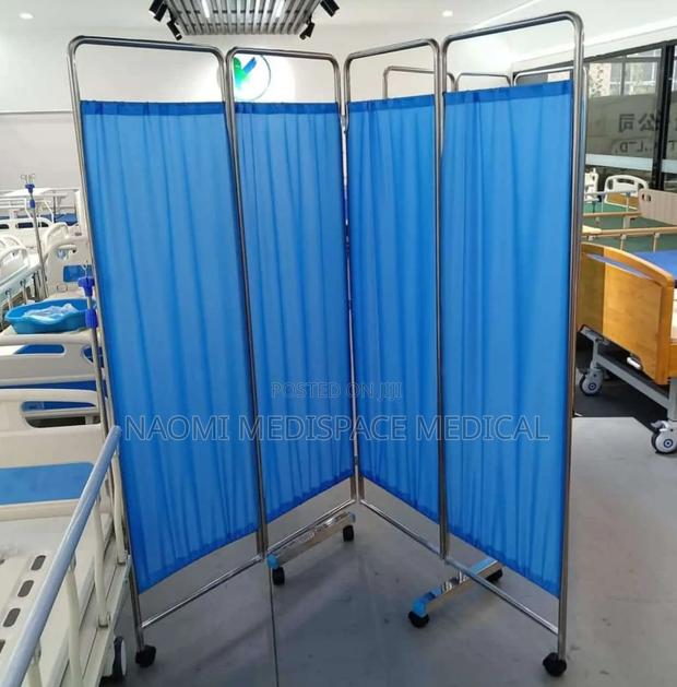 Quality 4 Fold Ward Screen/Bed Screen-for Privacy