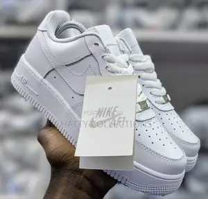 Original White Unisex Nike Airforce Af1 Size 36 to 45