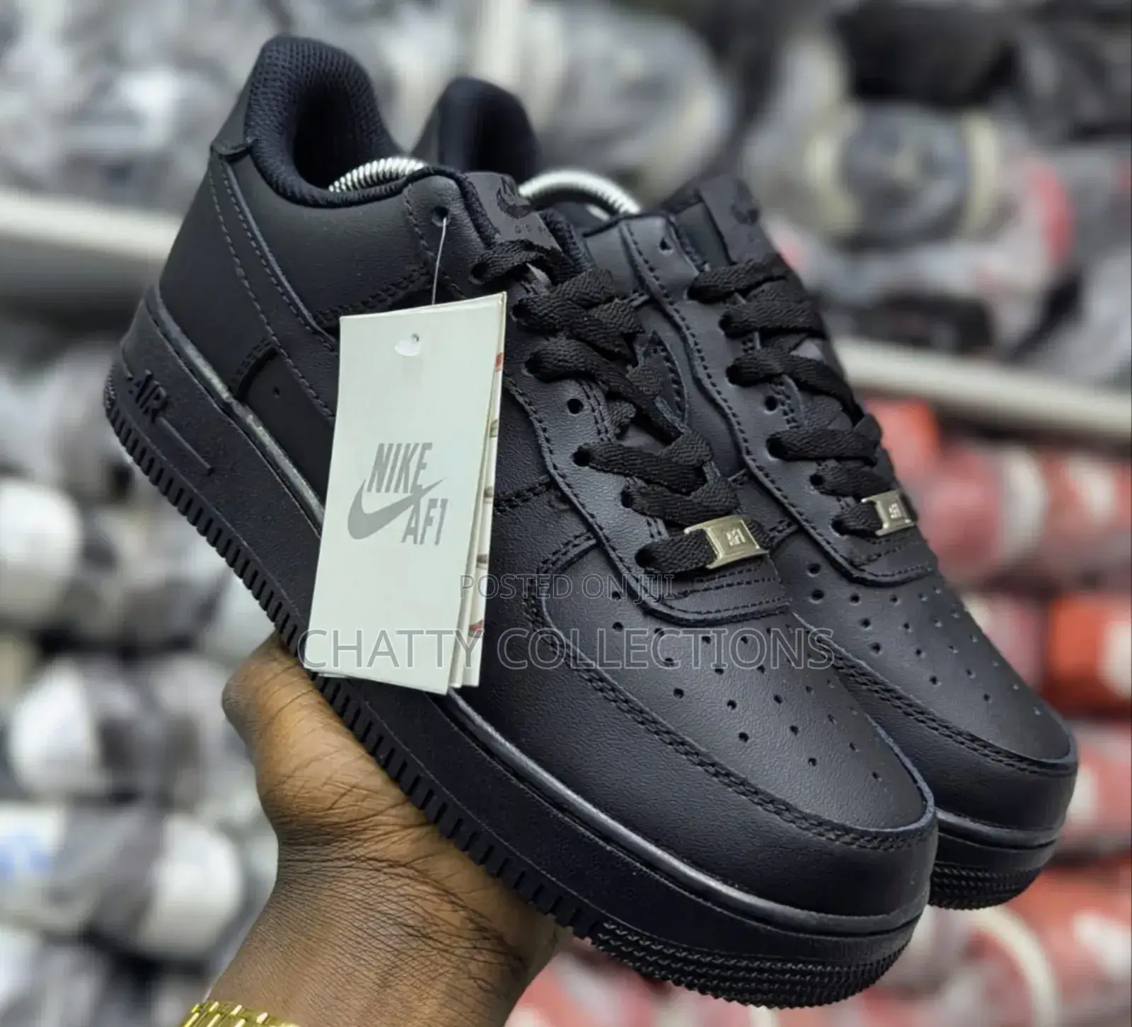Original Black Unisex Airforce Af1 Size 36 to 45