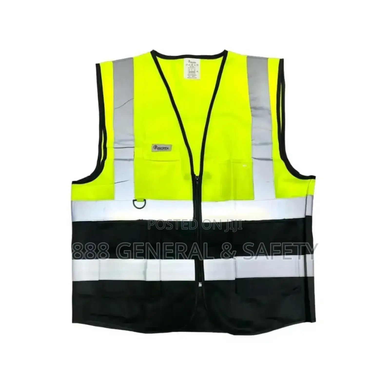 Green & Black Reflector Vest