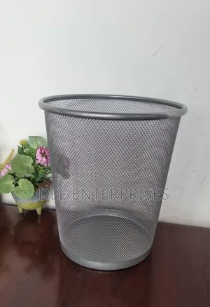 9l Metallic Mesh Dust Bin