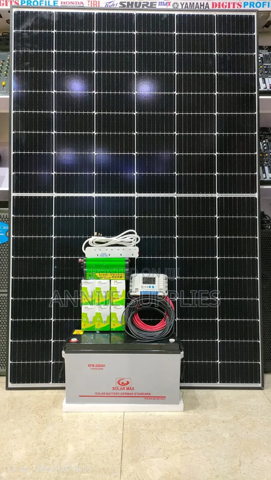 400w Solar Panel+200ah Battery+30a Controller