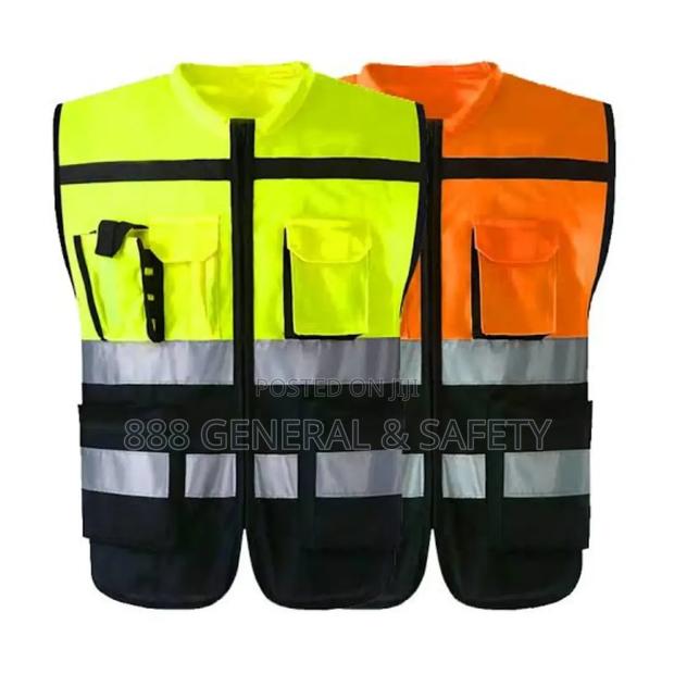 Chinese Collar Reflector Jackets (Available From 1 Piece)