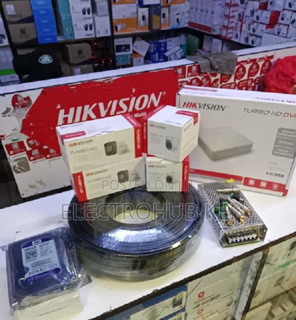 Hikvision Cameras 2mp 4 CCTV Package Set Cameras -500gb HDD