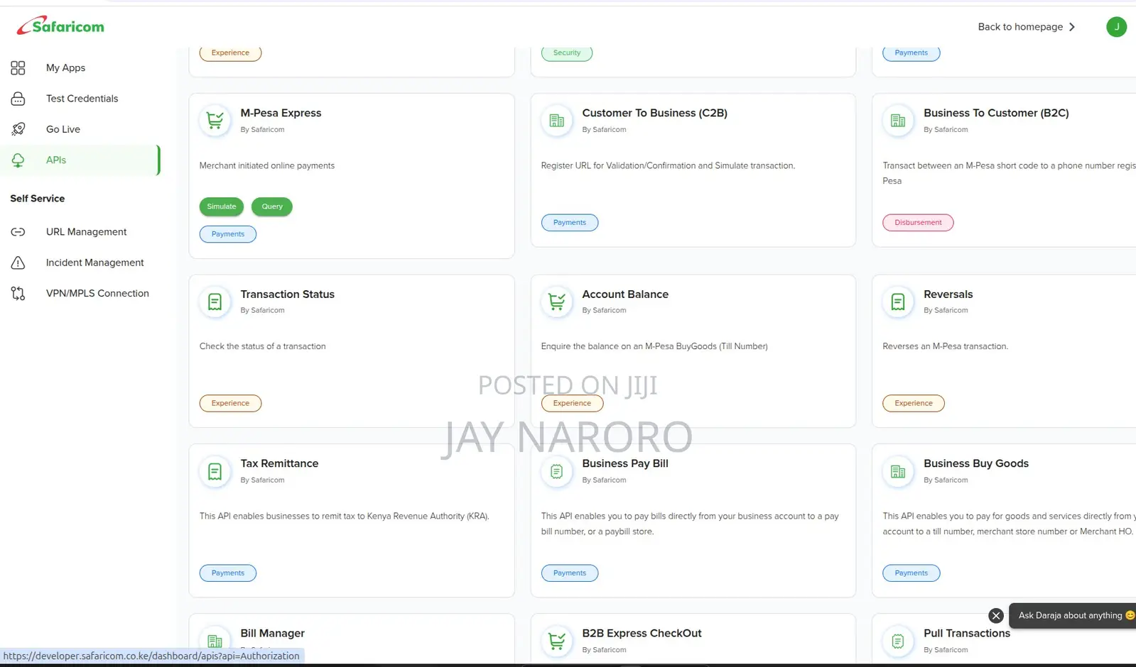 Mpesa Integrations