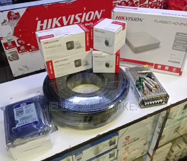 4 CCTV Kits System Hikvision 1080p Cameras H.265 - main view