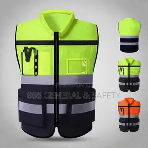 Reflector Jacket With Collar