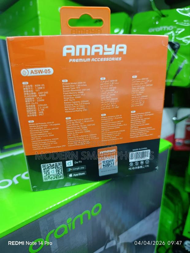 Amaya Watch Lite Asw 05 Smart Watch - thumbnail 3