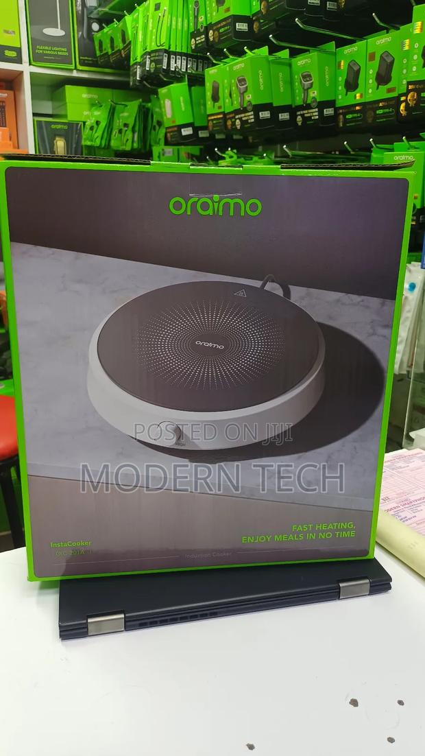 “Oraimo Instacooker 2100w High-Power Rapid Heating Induction Cooktop”